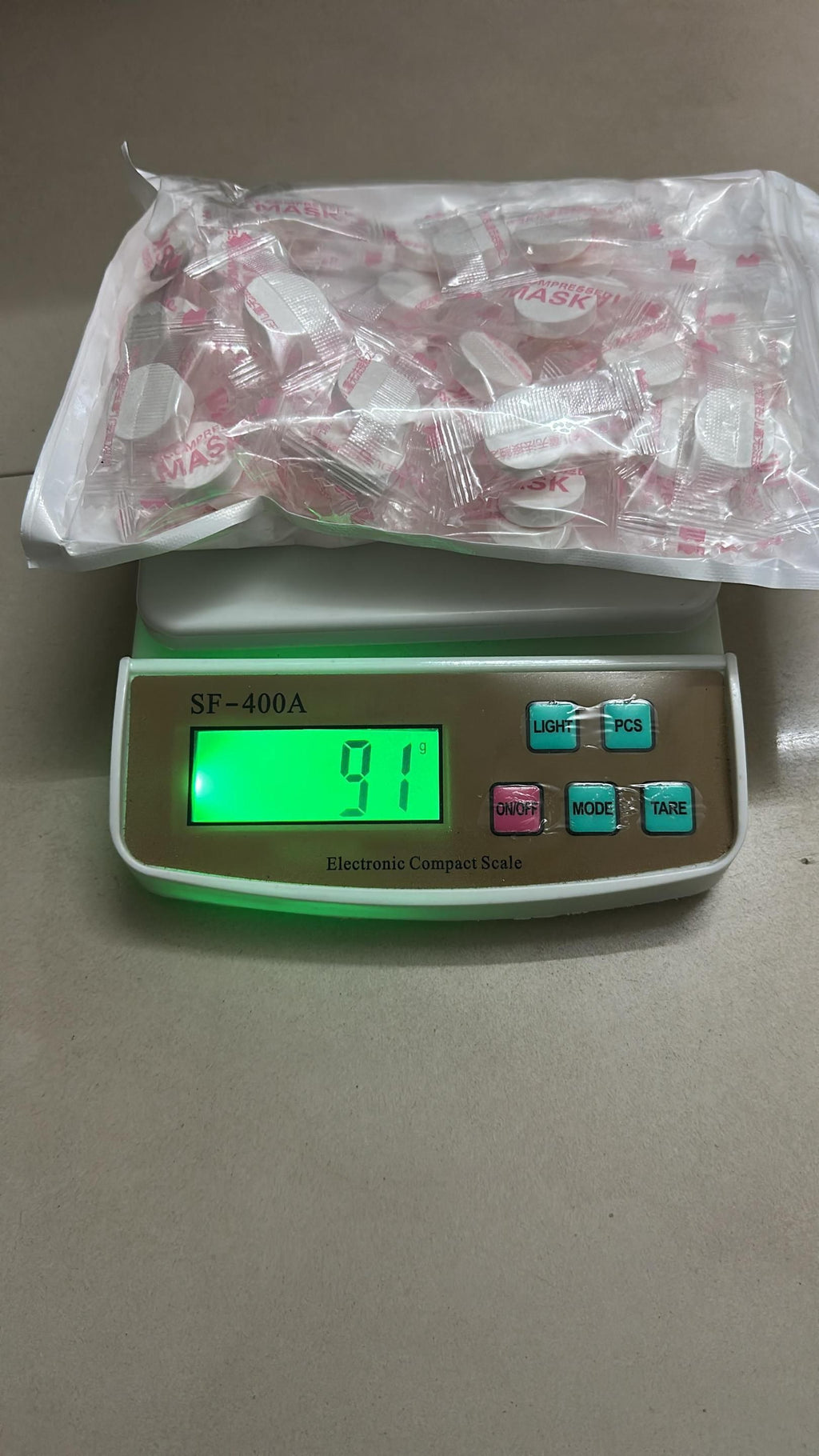 Disposable Face Mask Tablets (Pack of 50pc)